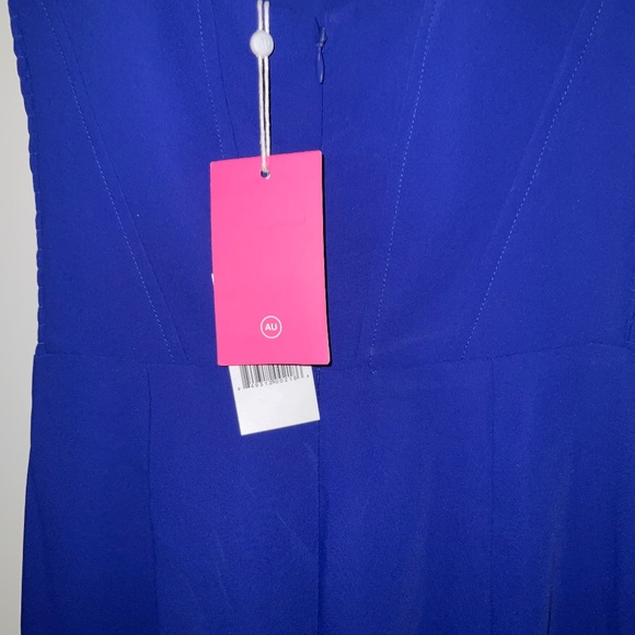 Amanda Uprichard blue corset jumpsuit - Picture 6 of 6